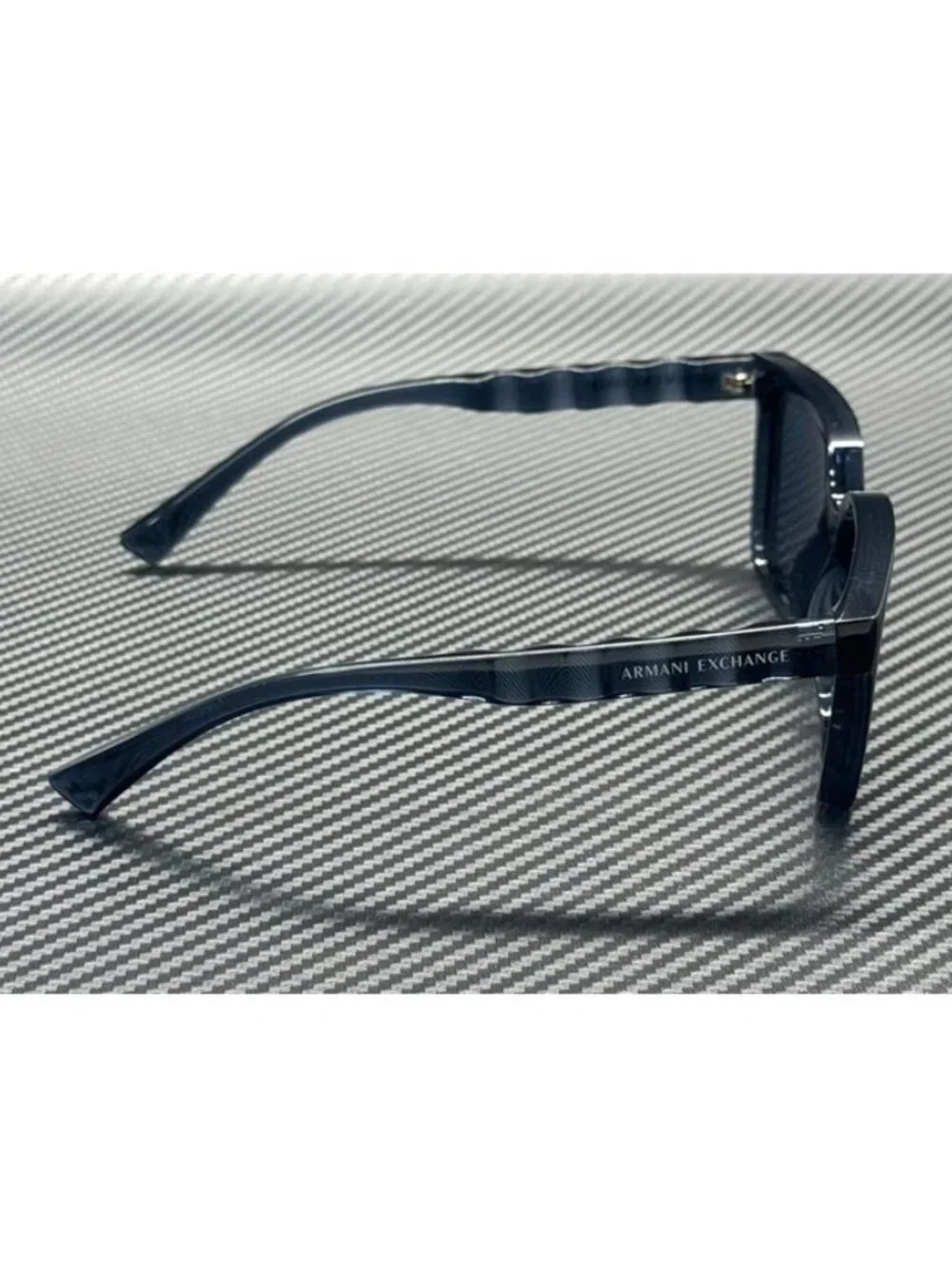 New Armani Exchange Men Blue Transparent Sunglasses 56-17-145
